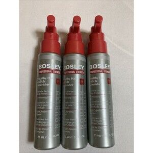 Bosley Healthy Hair Follicle Nourisher Intensive Leave-In, 2.5 oz. PACK OF 3